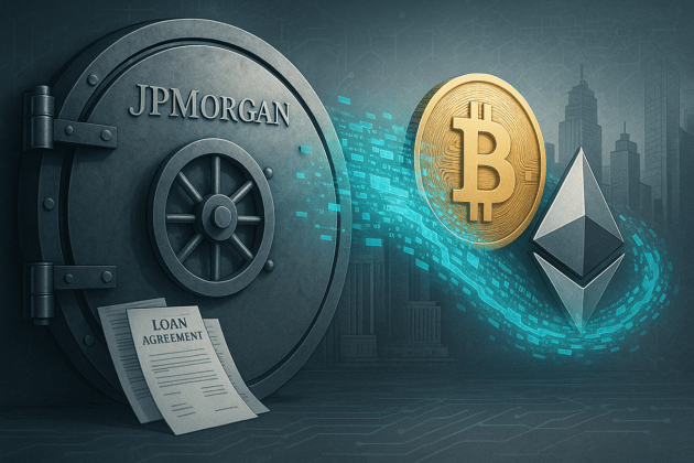 JPMorgan Xem Xét Khả Năng Hỗ Trợ Khoản Vay Bằng Bitcoin và Ethereum