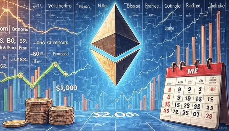 Ethereum Mantém-se Estável Abaixo dos $2.735 – Sem Sinais de Alta Clara até o Momento